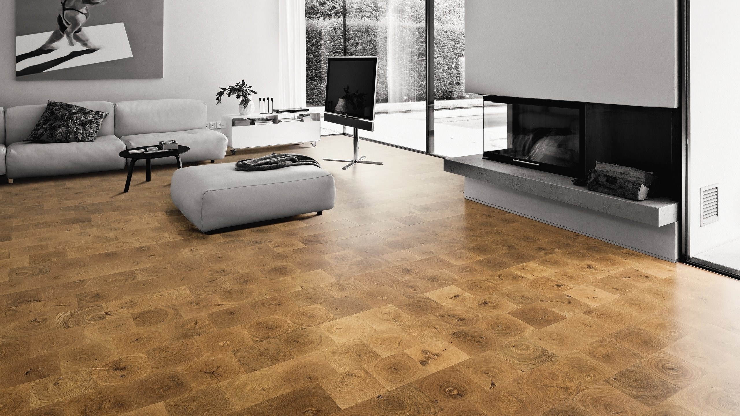 parkettmanufaktur by HARO 4000 Carré Eiche Selectiv permaDur Nut & Feder