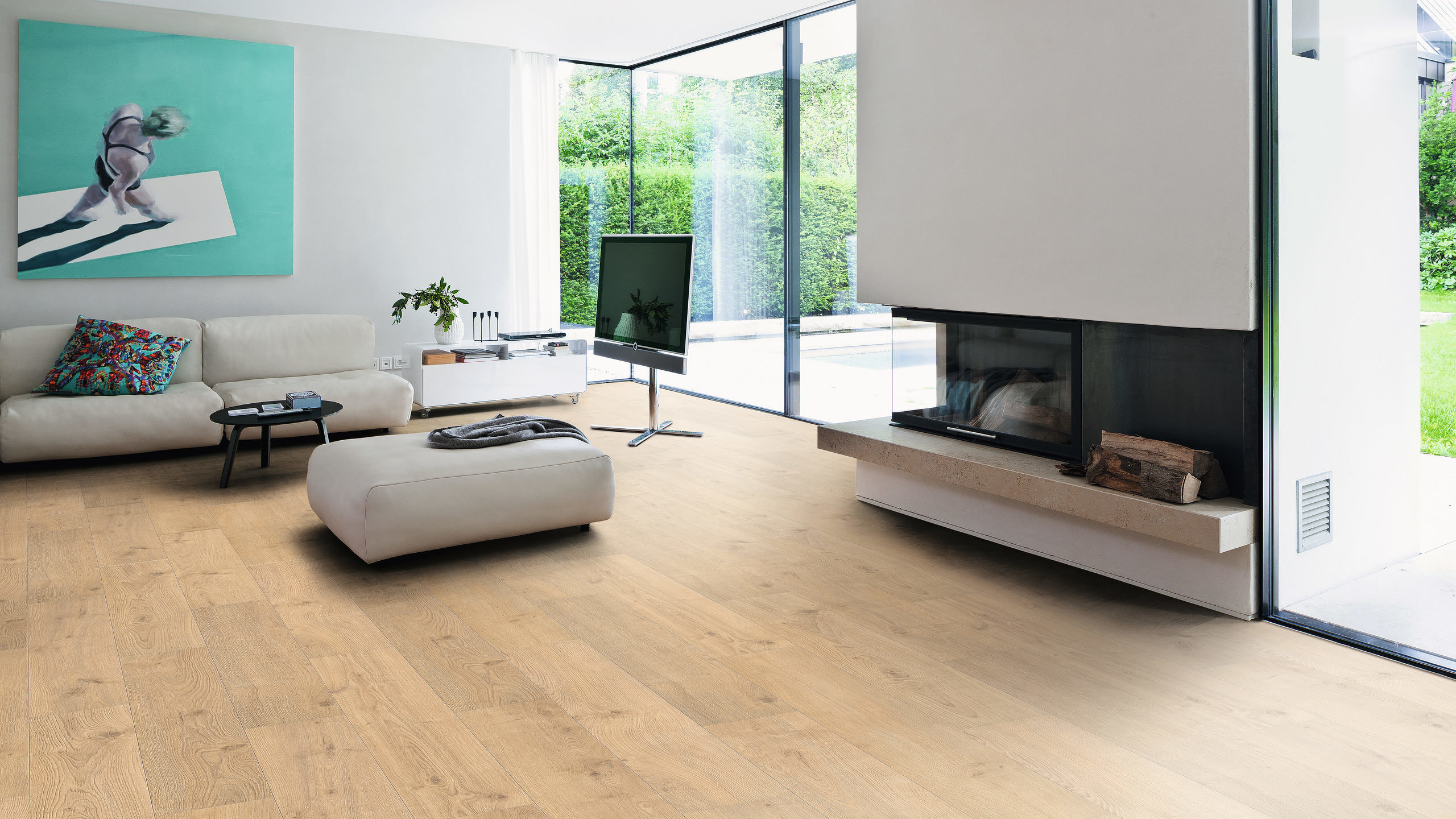 HARO Laminatboden TRITTY 100 Landhausdiele 4V Eiche Portland puro* authentic Top Connect