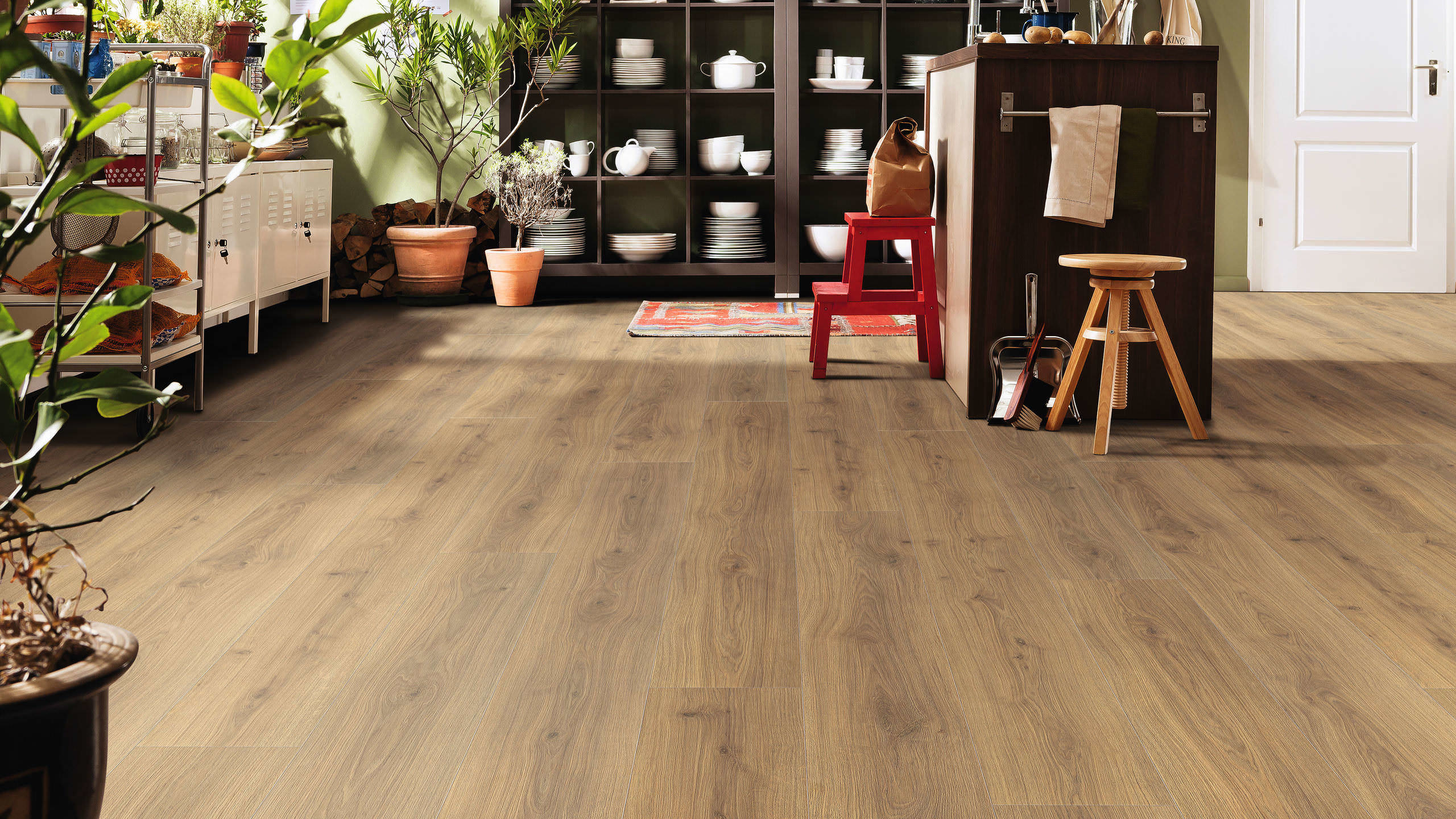 HARO Laminatboden TRITTY 100 Gran Via 4V Eiche Emilia Honig* authentic soft Top Connect