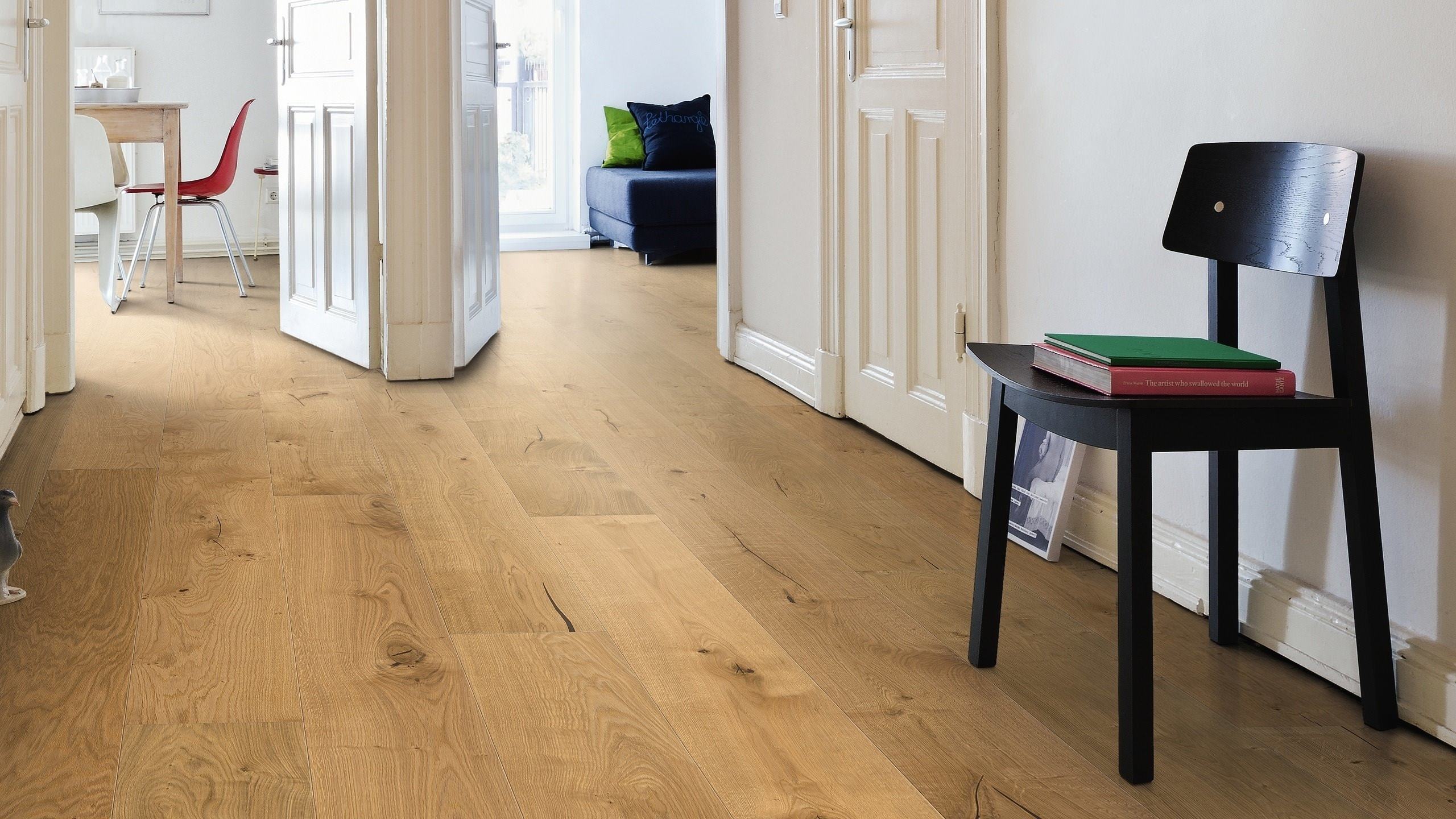 HARO PARQUET 4000 1-lama Plaza 240 4V Roble invisible Sauvage cepillado naturaLin plus Top Connect
