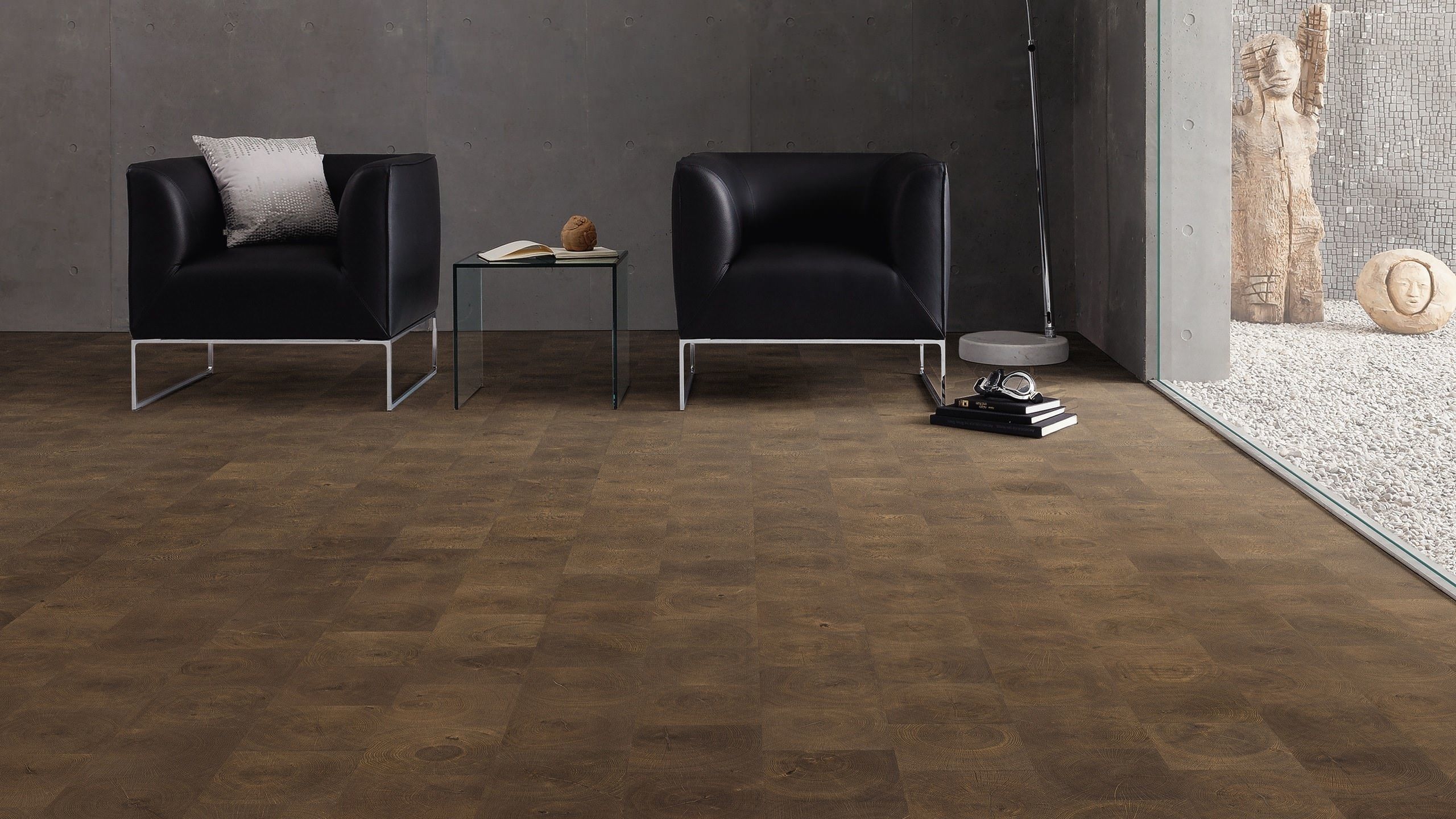 parkettmanufaktur by HARO 4000 Carré Roble marrón antik Selectiv oleovera Ranura & lengüeta